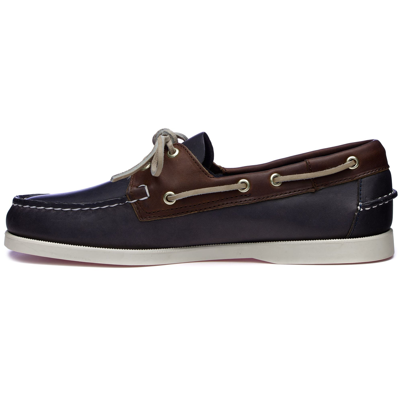 Docksides Man MAPPLE Mocassin BLUENAVY-COGNAC Dressed Side (jpg Rgb)		