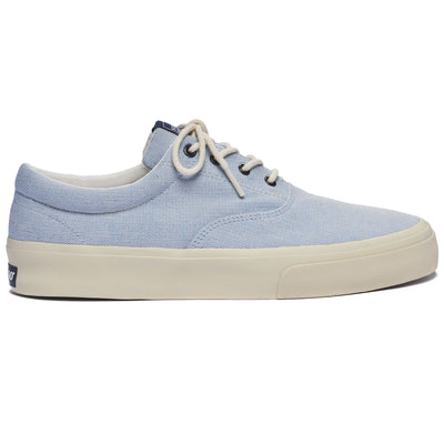 Sneakers Man JOHN PANAMA CANVAS Low Cut LT BLUE-WHITE Photo (jpg Rgb)			