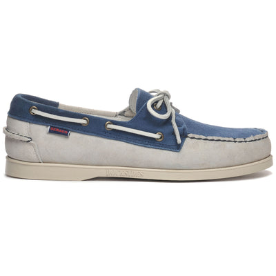 Docksides Man PORTLAND JIB FLAGS Mocassin BLUE-OFFWHITE Photo (jpg Rgb)			