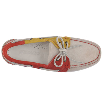 Docksides Man PORTLAND JIB FLAGS Mocassin OFFWHITE-RED-YELLOW Dressed Back (jpg Rgb)		