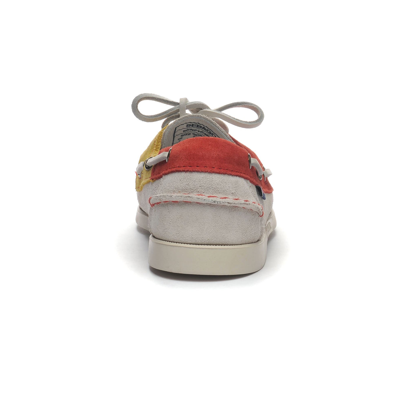 Docksides Man PORTLAND JIB FLAGS Mocassin OFFWHITE-RED-YELLOW Detail (jpg Rgb)			