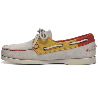 Docksides Man PORTLAND JIB FLAGS Mocassin OFFWHITE-RED-YELLOW Dressed Side (jpg Rgb)		