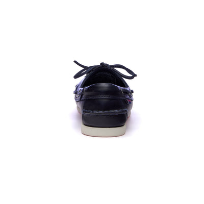 Moc Woman JACQUELINE WAXY WOMAN Moccasin BLUE NAVY Detail (jpg Rgb)			