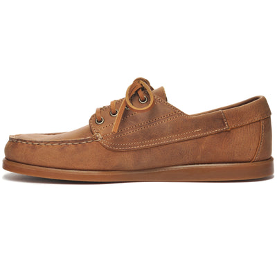 Moc Man ASKOOK CRAZY HORSE Moccasin BROWN TAN Dressed Side (jpg Rgb)		