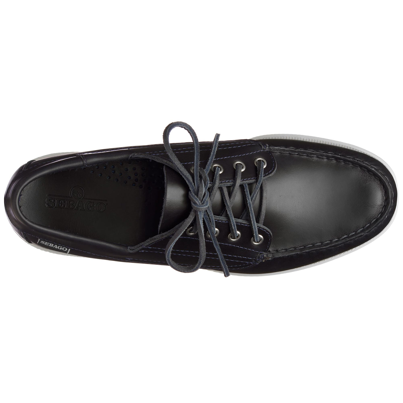Moc Man ASKOOK WAXY Moccasin BLUE NAVY Dressed Back (jpg Rgb)		