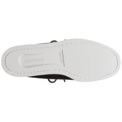 Moc Man ASKOOK WAXY Moccasin BLUE NAVY Dressed Front (jpg Rgb)	