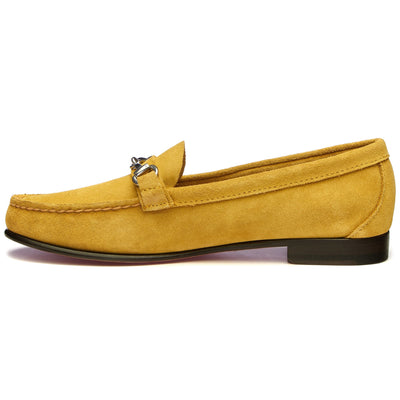Moc Woman GRACE SUEDE WOMAN Slip On YELLOW MIMOSA Dressed Side (jpg Rgb)		