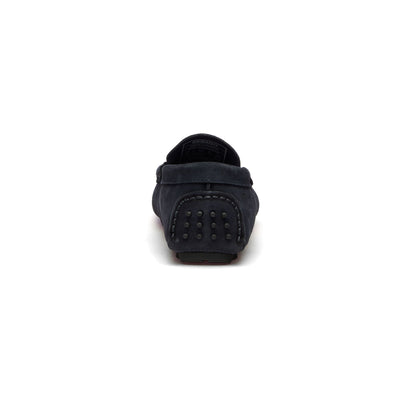 Moc Man RUSSEL SUEDE Slip On BLUE NAVY Detail (jpg Rgb)			