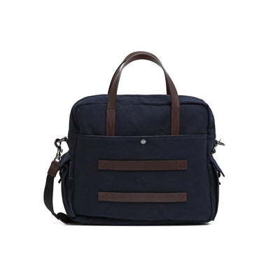 Bags Unisex FLAGSTAFF Brief Case BLUE-GREEN Dressed Front (jpg Rgb)	