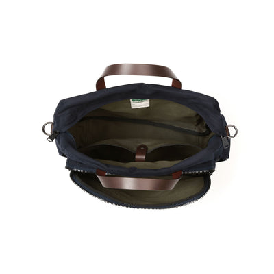 Bags Unisex FLAGSTAFF Brief Case BLUE-GREEN Dressed Side (jpg Rgb)		