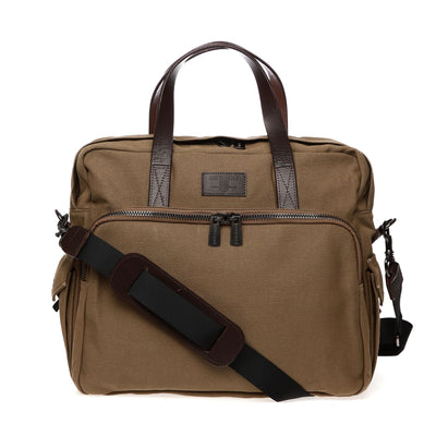 Bags Unisex FLAGSTAFF Brief Case BROWN-BEIGE Photo (jpg Rgb)			