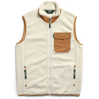 Fleece Man ROQUE Vest WHITE NATURAL-YELLOW Photo (jpg Rgb)			