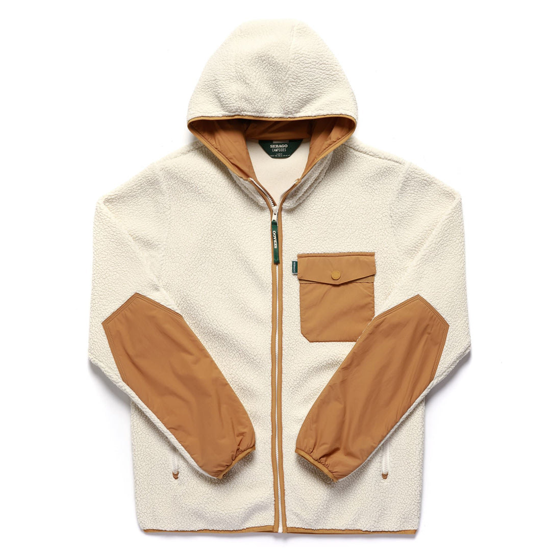 Fleece Man SHACKFORD Jacket WHITE NATURAL-YELLOW Photo (jpg Rgb)			