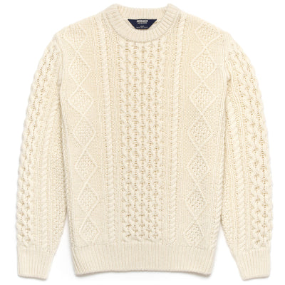 Knitwear Unisex FLEMISH Jumper WHITE NATURAL Photo (jpg Rgb)			