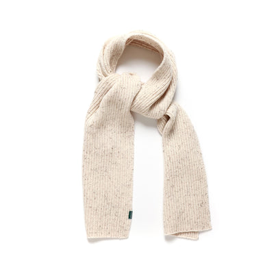 Scarves Unisex WARREN Scarf WHITE NATURAL Photo (jpg Rgb)			