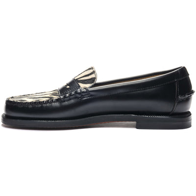 Moc Woman DAN VAMP WILD WOMAN Moccasin ZEBRA Dressed Side (jpg Rgb)		