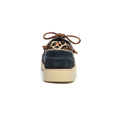 Moc Man KEUKA WILD Moccasin BLUENAVY-LEOPARD Detail (jpg Rgb)			