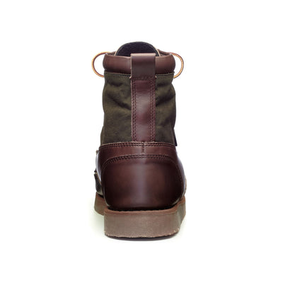 Moc Man ROGDEN BOOT MILLERAIN Mid Cut DKBROWN-OLIVE Detail (jpg Rgb)			