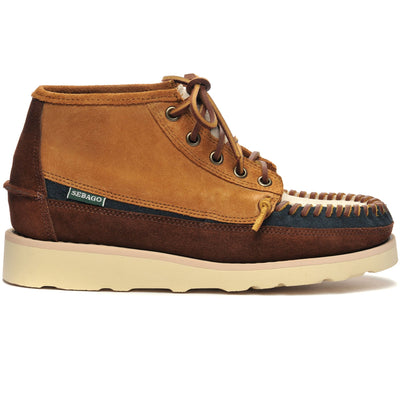 Moc Woman CAYUGA MID WOMAN Mid Cut TAN-PAPYRUS-NAVY-DKBROWN Photo (jpg Rgb)			