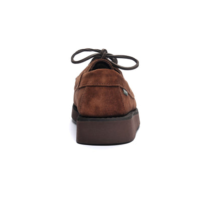 Moc Man ASKOOK SUEDE EVA Moccasin TOTAL DK BROWN Detail (jpg Rgb)			