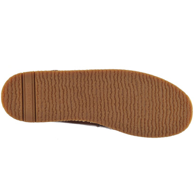 Moc Man MOOSE GUM Mid Cut BROWN | sebago Dressed Front (jpg Rgb)	