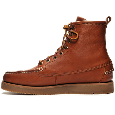 Moc Man MOOSE GUM Mid Cut BROWN | sebago Dressed Side (jpg Rgb)		