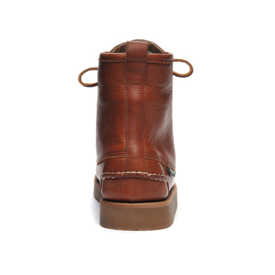 Moc Man MOOSE GUM Mid Cut BROWN | sebago Detail (jpg Rgb)			