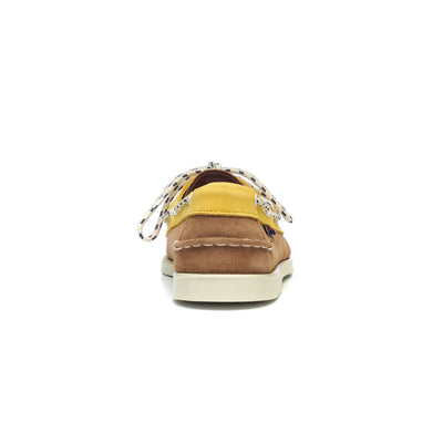 Docksides Man PORTLAND TILLER Mocassin YELLOWGOLD-COGNAC-WHITE Detail (jpg Rgb)			
