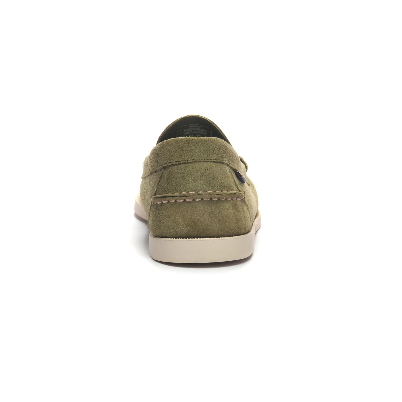 Moc Man DAN BOAT FLESH OUT Moccasin GREEN MILITARY Detail (jpg Rgb)			