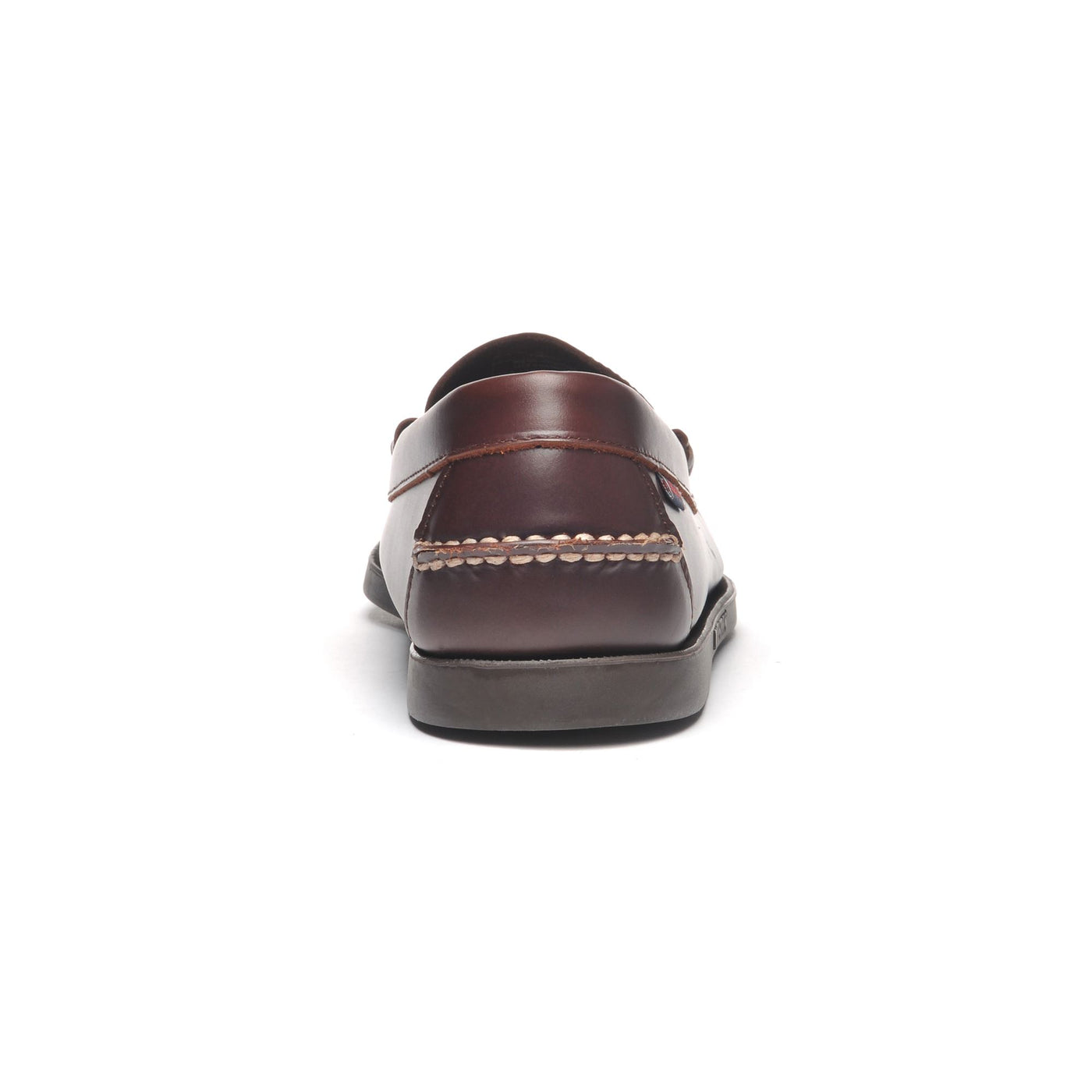 Moc Man DAN BOAT Moccasin BROWN-GUM Detail (jpg Rgb)			