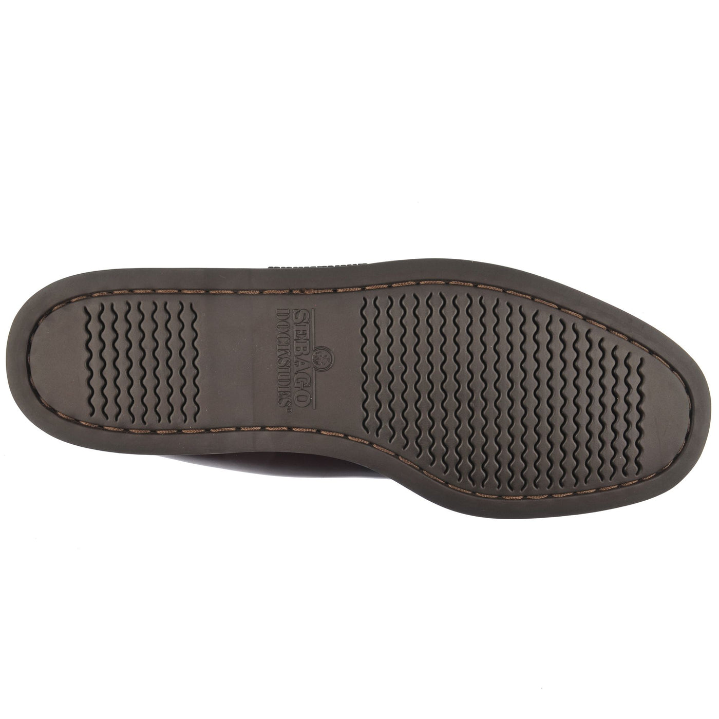 Moc Man DAN BOAT Moccasin BROWN-GUM Dressed Front (jpg Rgb)	