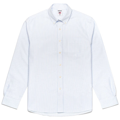 SHIRTS Man DOUBLING Button  Down AZURE-WHITE Photo (jpg Rgb)			