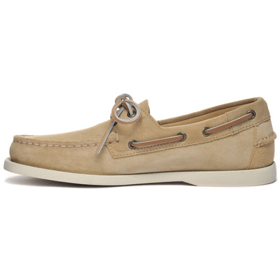 Docksides Man PORTLAND FLESH OUT Mocassin BEIGE CAMEL Dressed Side (jpg Rgb)		