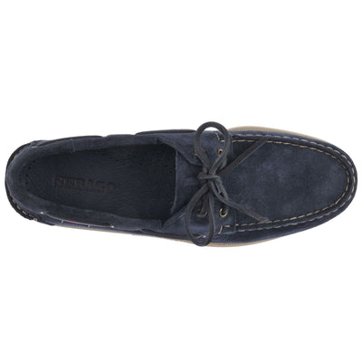 Docksides Man PORTLAND FLESH OUT Mocassin BLUE NAVY Dressed Back (jpg Rgb)		