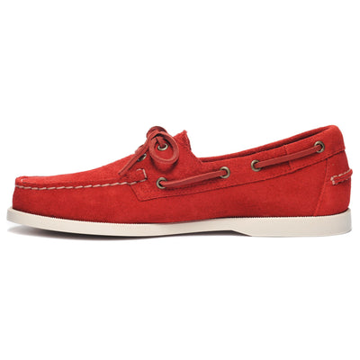 Docksides Man PORTLAND FLESH OUT Mocassin RED Dressed Side (jpg Rgb)		