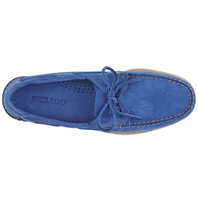 Docksides Man PORTLAND FLESH OUT Mocassin BLUE LIMOGE Dressed Back (jpg Rgb)		
