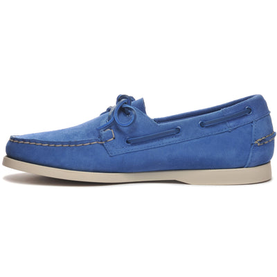 Docksides Man PORTLAND FLESH OUT Mocassin BLUE LIMOGE Dressed Side (jpg Rgb)		