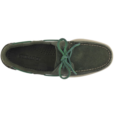 Docksides Man PORTLAND FLESH OUT Mocassin GREEN DK DEPTHS Dressed Back (jpg Rgb)		