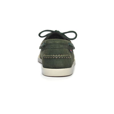 Docksides Man PORTLAND FLESH OUT Mocassin GREEN DK DEPTHS Detail (jpg Rgb)			
