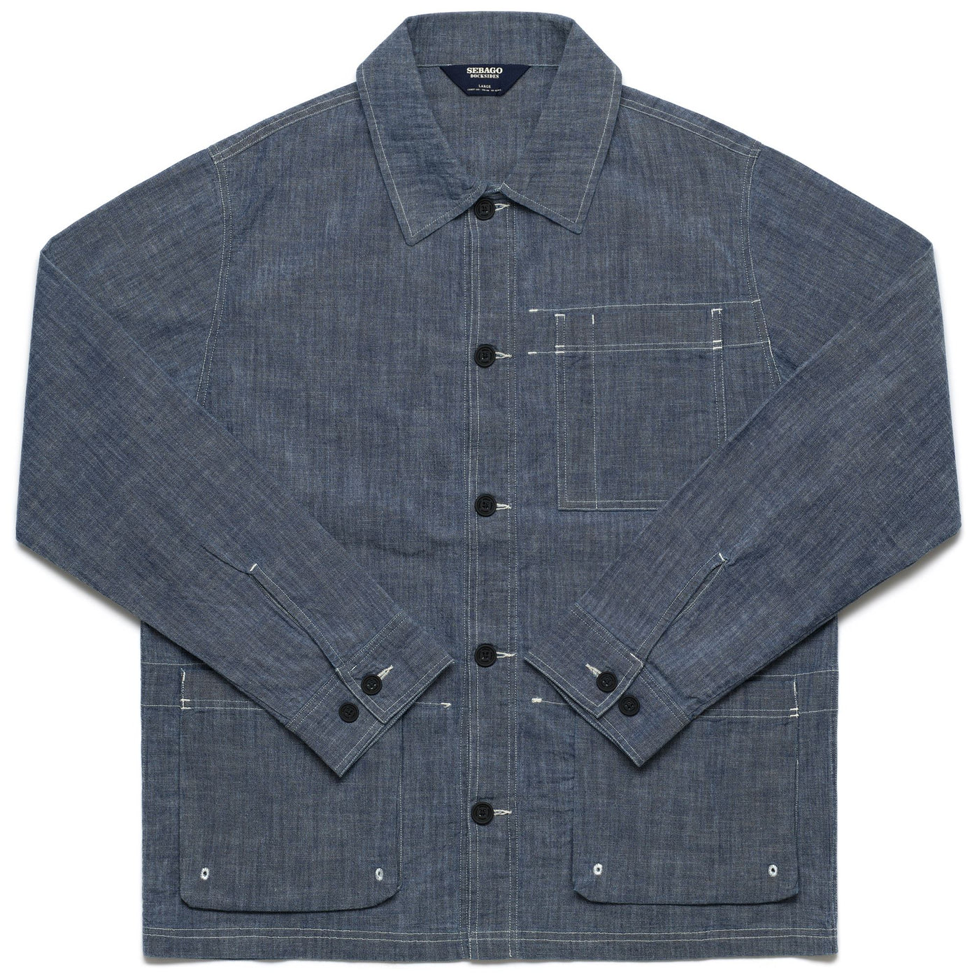 Jackets Man SPRINGPOINT CHAMBRAY Mid BLUE INDIGO Photo (jpg Rgb)			