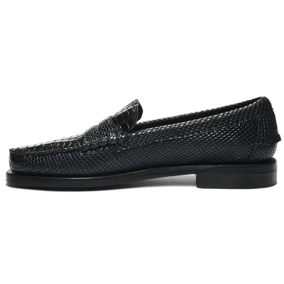 Moc Man DAN  COCCO Moccasin Black | Sebago Dressed Side (jpg Rgb)		