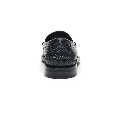 Moc Man DAN  COCCO Moccasin Black | Sebago Detail (jpg Rgb)			