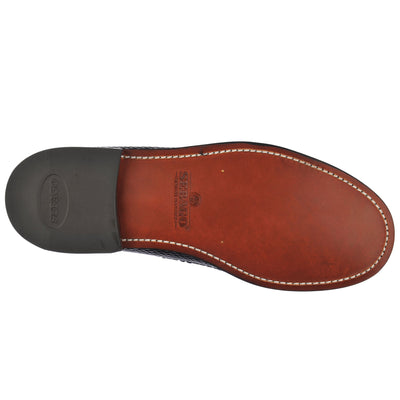 Moc Man DAN  COCCO Moccasin Black | Sebago Dressed Front (jpg Rgb)	