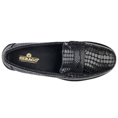 Moc Man DAN  COCCO Moccasin Black | Sebago Dressed Back (jpg Rgb)		
