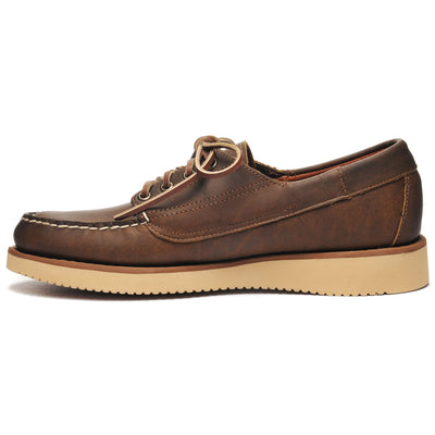 Moc Man ASKOOK EVA BUDU Low Cut DK BROWN Dressed Side (jpg Rgb)		