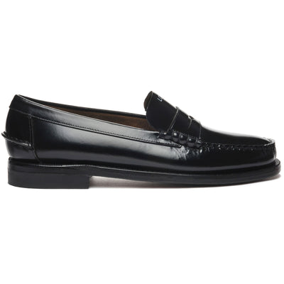 Moc Man CLASSIC DAN TAG Moccasin BLACK-WHITE LOVE-HATE Photo (jpg Rgb)			