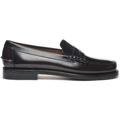 Moc Man CLASSIC DAN TAG Moccasin BROWN BURGUNDY-GOLD LOVE-HATE Photo (jpg Rgb)			