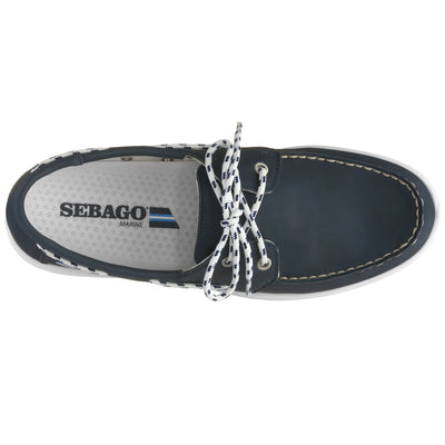 Moc Woman JACKMAN WOMAN Moccasin BLUE NAVY Dressed Back (jpg Rgb)		