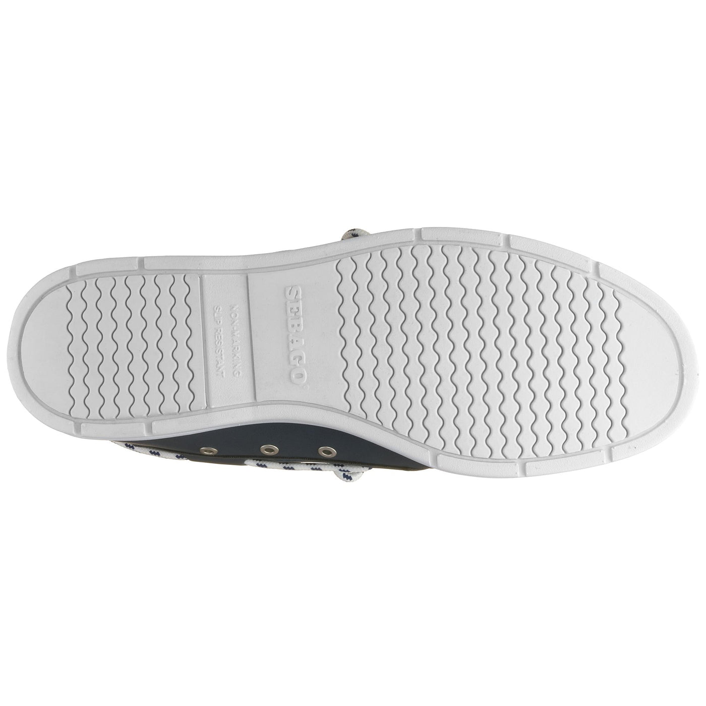 Moc Woman JACKMAN WOMAN Moccasin BLUE NAVY Dressed Front (jpg Rgb)	