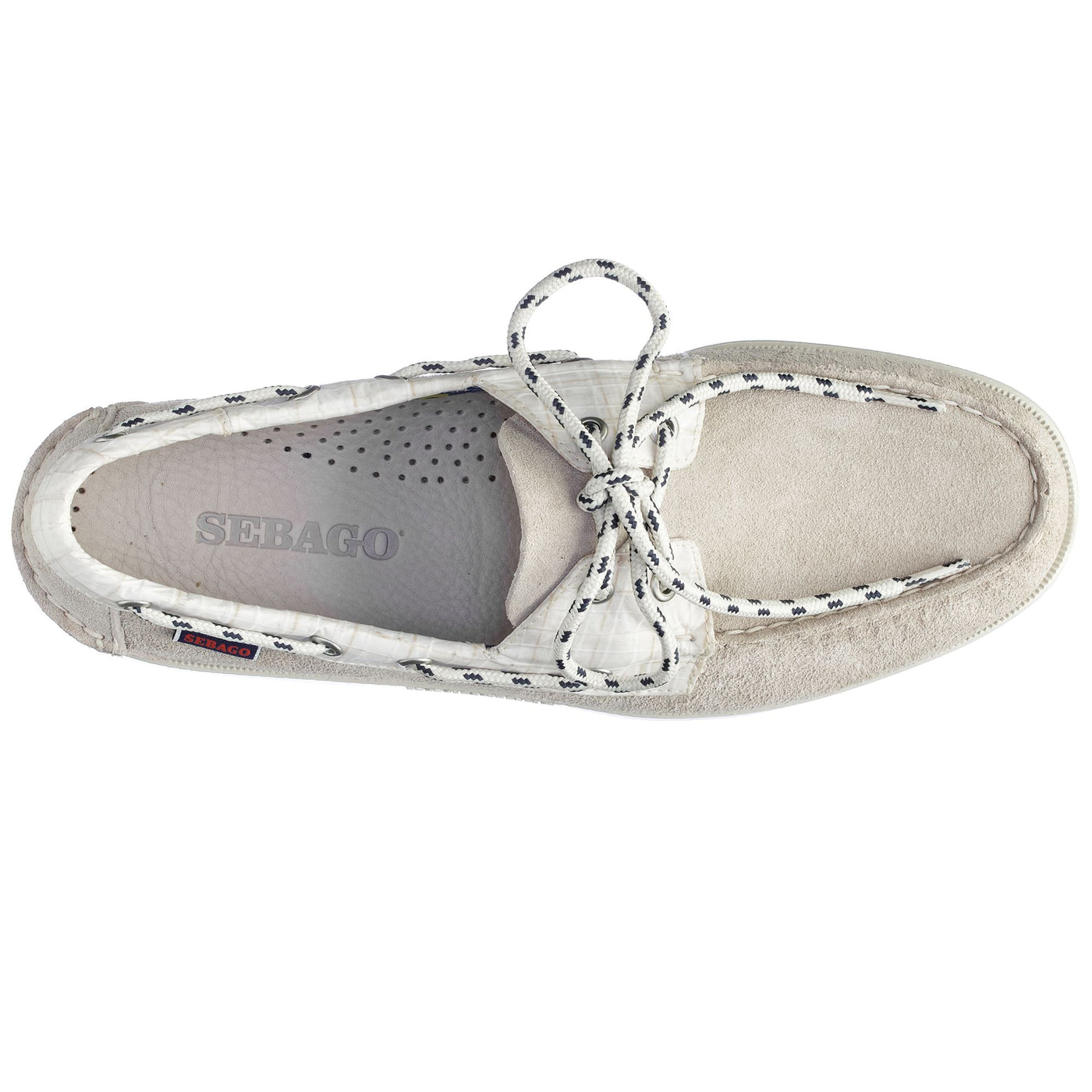 Docksides Man PORTLAND TACK Mocassin OLIVE-WHITE Dressed Back (jpg Rgb)		